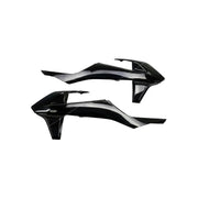 Osłony chłodnicy UFO KTM SX SXF 16-18 EXC EXCF 17-19 czarna