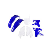 Komplet plastików UFO Yamaha YZ 125 250 0214 OEM niebieski biały Restyling niebieski