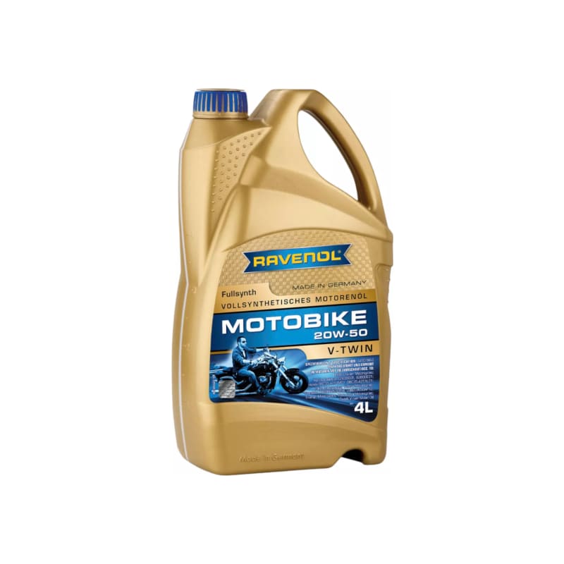 Olej silnikowy Ravenol Motobike V-Twin 20W-50 Syntetyczny 4l