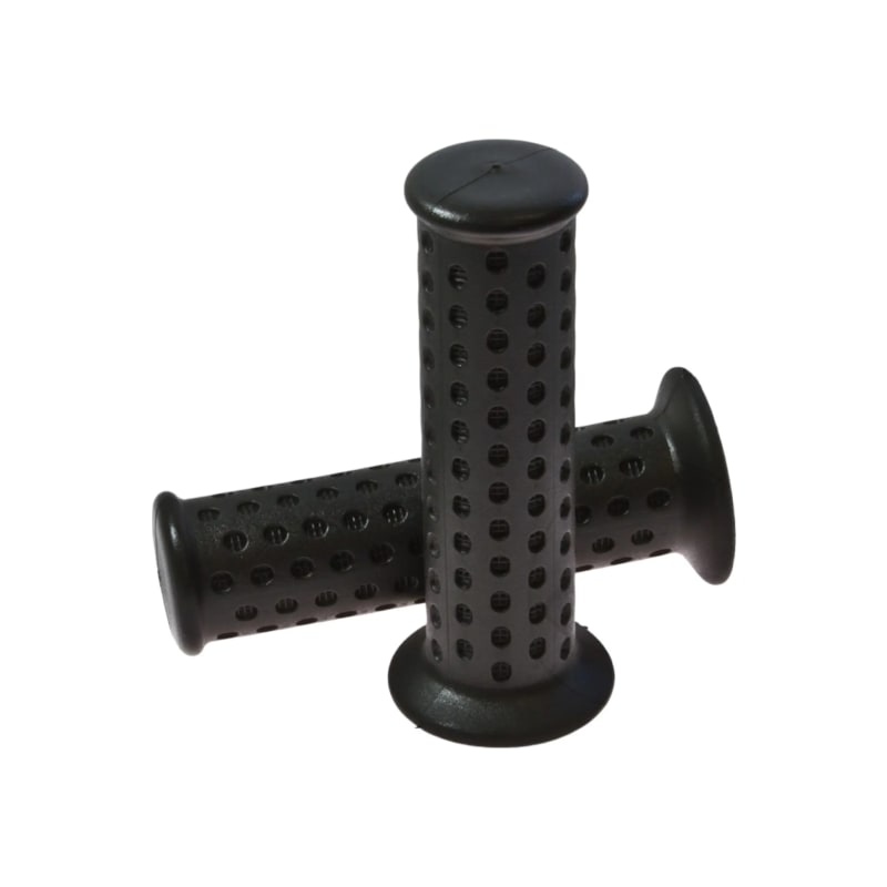 Manetki kierownicy Domino styl Vespa czarny 22mm 121mm zamknięte