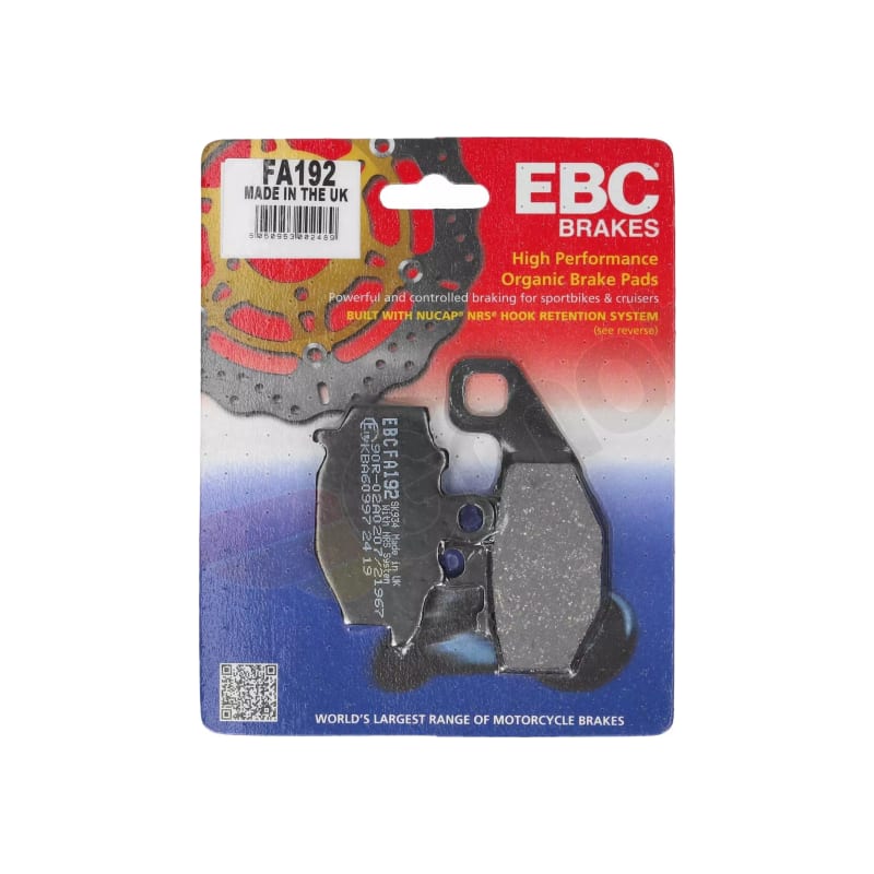 Klocki hamulcowe EBC FA 192 (2 szt.)