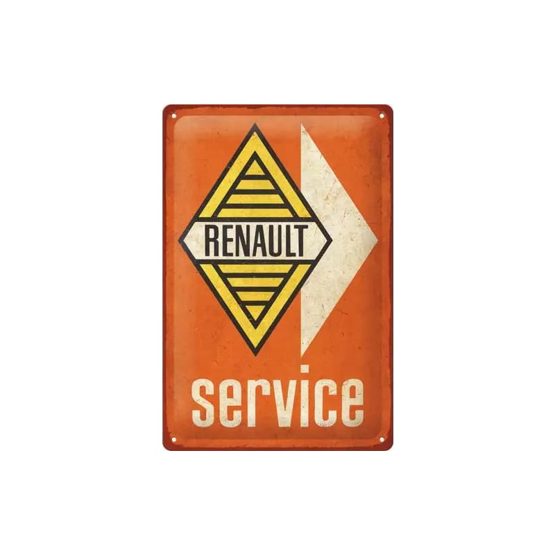 Plakat blaszany 20x30cm Renault Service