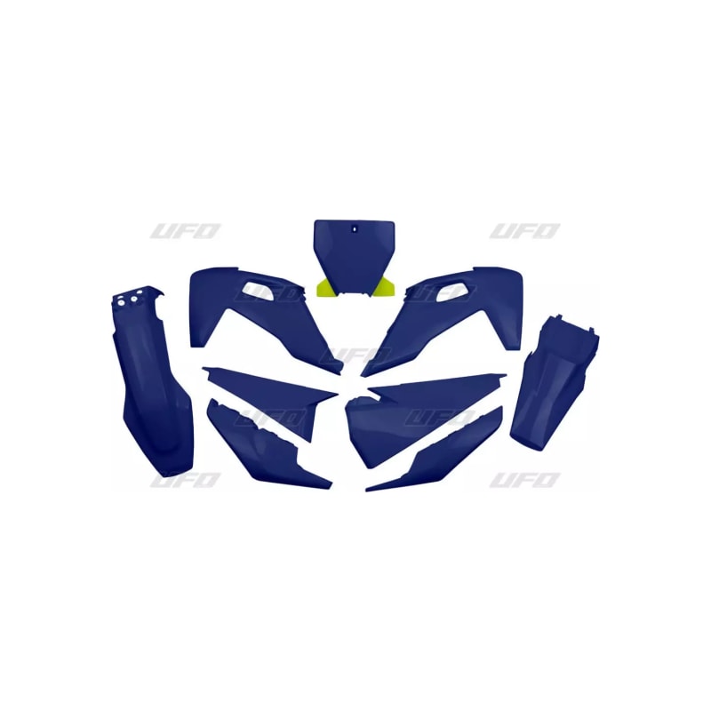 Komplet plastików UFO Husqvarna TC 125 250 FC 250 350 450 19-22 niebieski