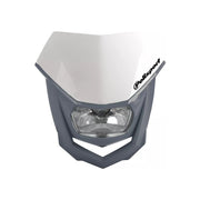 Lampa owiewka przód Polisport biały szary