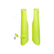 Osłony amortyzatora przód UFO Husqvarna TC 125 250 15-20 TC 300 15-20 TE TX 125 250 300 16-20 FC 250 350 450 15-20 FE 250 350 450 16-20 żółteFluo