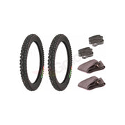 Opona + dętka + fartuch X2 Yuan Xing P75 2.50-17 6PR TT