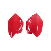 Komplet plastikowych osłon bocznych tylnych UFO Honda CRF 450R 05-06 czerwony
