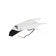 Błotnik tył UFO Husqvarna TE TX 125 TE TX FE 250 TE 300 FE 350 450 501 14-16 biały enduro z światłem LED