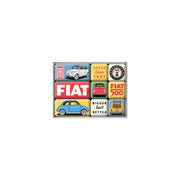 Magnesy na lodówkę zestaw 9szt. Fiat 500