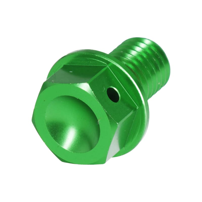 Korek spustowy oleju z magnesem HLP M10x1.5x16mm zielony