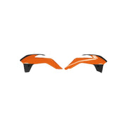 Osłony chłodnicy UFO KTM SX 85 13-17 OEM pomarańczowe czarne