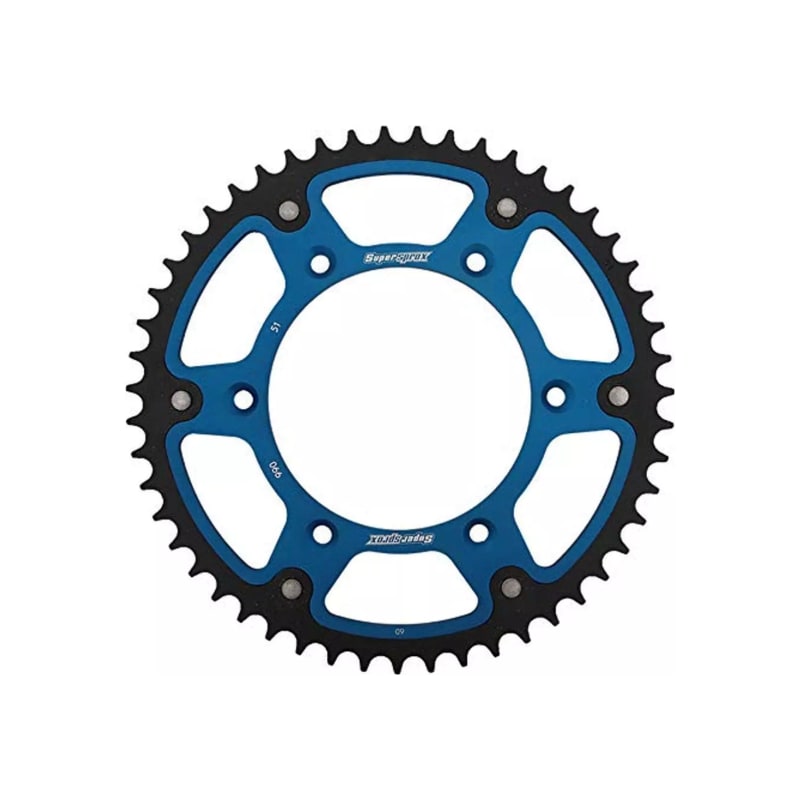 Zębatka tył duraluminiowa Supersprox Stealth RST-990:46 46z rozmiar 520 niebieski (JTR897.46)