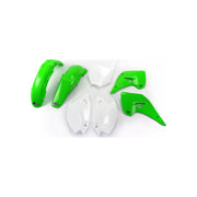 Komplet plastików UFO Kawasaki KX 125 250 03-04 zielony biały