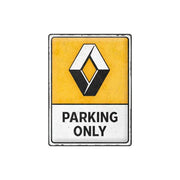Plakat blaszany 30x40cm Renault Parking Only