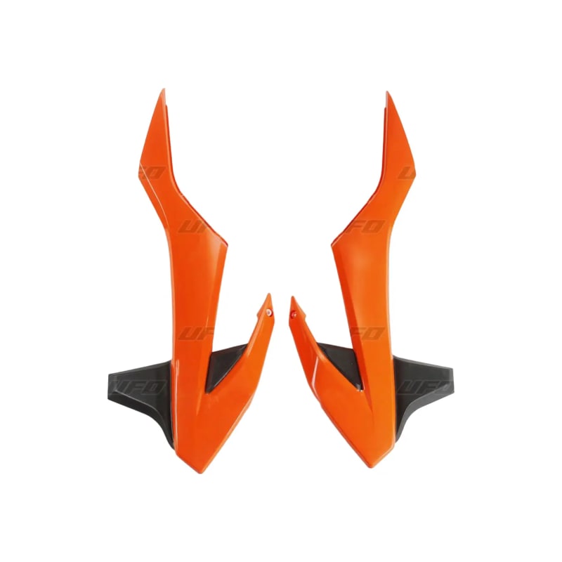 Osłony chłodnicy UFO KTM SX 85 18-22 OEM pomarańczowe czarne