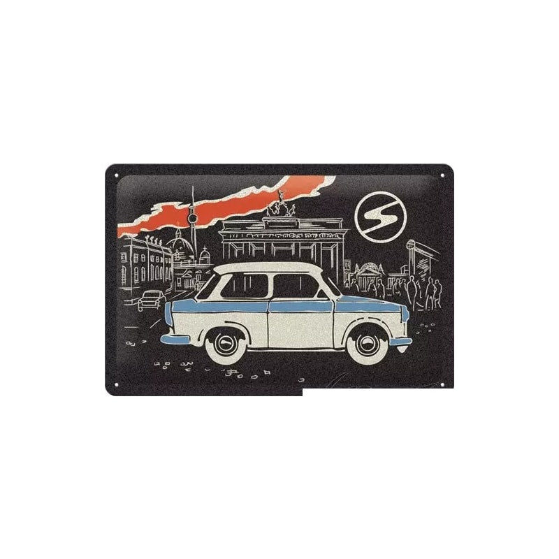 Plakat blaszany 20x30cm Trabant