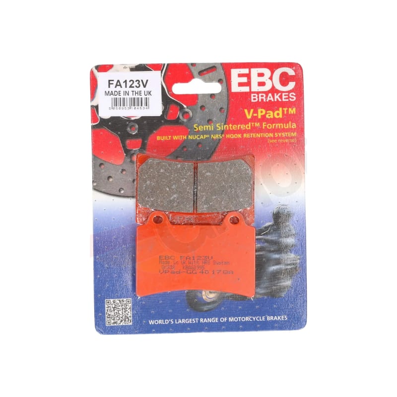 Klocki hamulcowe EBC FA 123 V (2 szt.)