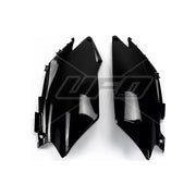 Komplet plastikowych osłon bocznych tylnych UFO Honda CRF 250R 11-13 CRF 450R 09-12 czarne