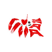 Komplet plastików UFO Honda CRF 250R 18-21 CRF 450R 17-20 z pokrywą filtra powietrza  czerwony