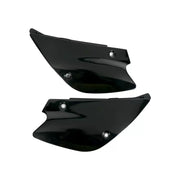 Komplet plastikowych osłon bocznych tylnych UFO Kawasaki KX 80 98-00 KX 85 01-12 czarne