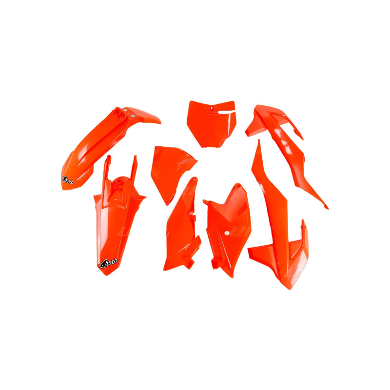 Komplet plastików UFO KTM SX 85 18-19 pomarańczowy Fluo