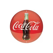 Tablica - plakat okrągły 35cm Coca-Cola logo
