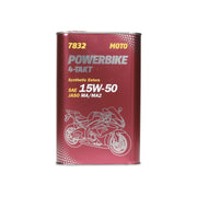 Olej silnikowy do motocykli 4T 15W50 Mannol Powerbike Syntetyczny 1l