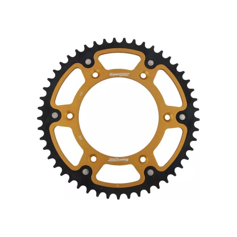Zębatka tył duraluminiowa Supersprox Stealth RST-210:49 49z rozmiar 520 złoty (JTR210.49)