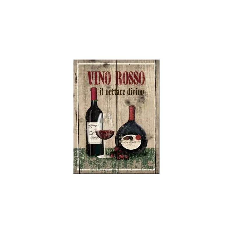 Magnes na lodówkę 6x8cm Vino Rosso