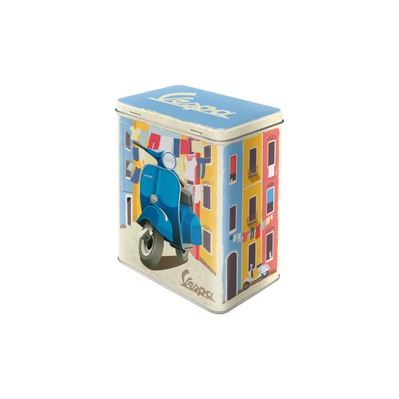 Puszka blaszana L Vespa Italian