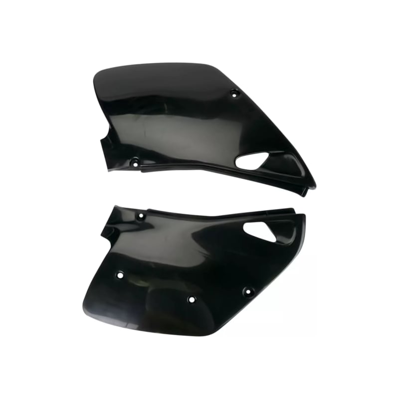 Komplet plastikowych osłon bocznych tylnych UFO Kawasaki KX 125 250 92-03 czarny