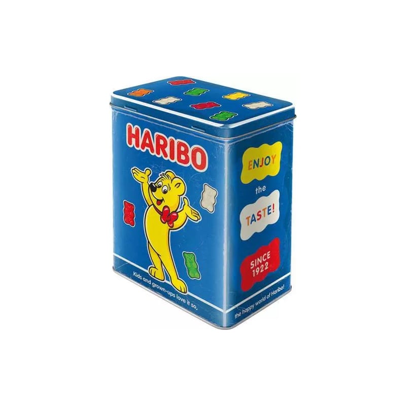 Puszka blaszana L HARIBO Enjoy the Taste