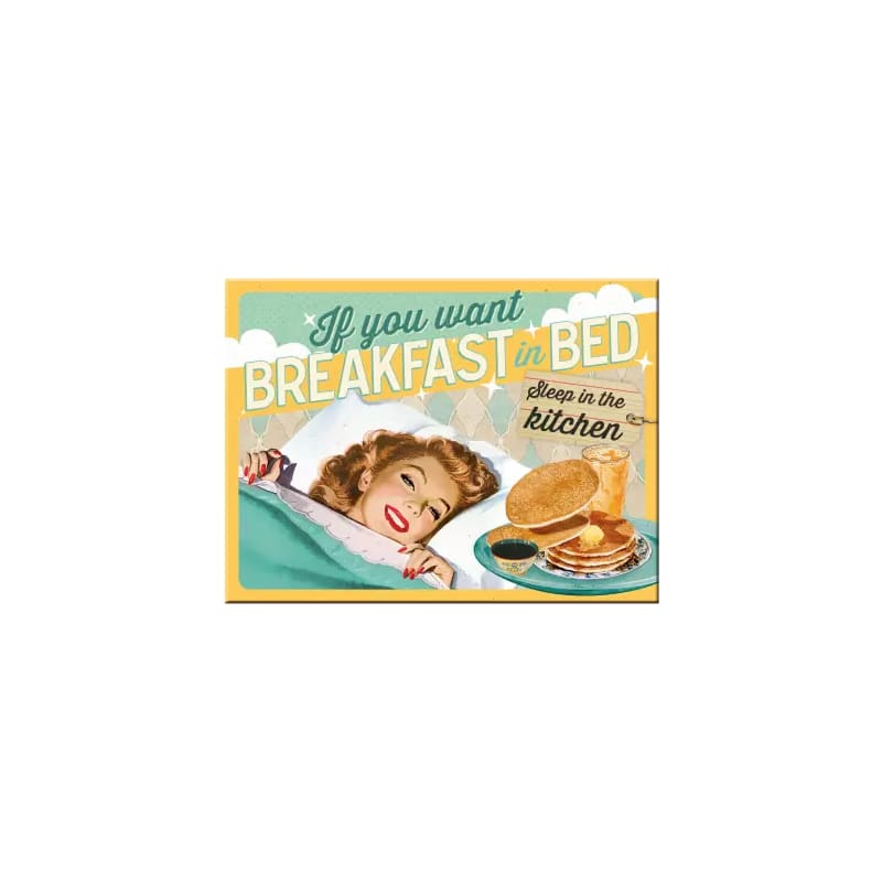 Magnes na lodówkę 6x8cm Breakfast in Bed