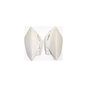 Komplet plastikowych osłon bocznych tylnych UFO Honda CRF 450R 07-08 białe