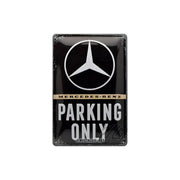 Tablica metalowa - plakat 20x30 Mercedes Benz Parking Only