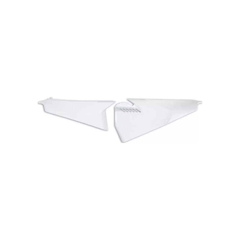 Komplet plastikowych osłon bocznych tylnych UFO Husqvarna TC 125 250 FC 250 350 450 19-21 TE 150 250 300 TX 250 300 FE 250 350 450 501 20-21 biały 20-21