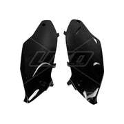 Komplet plastikowych osłon bocznych tylnych UFO Kawasaki KXF 250 13-16 KXF 450 12-15 czarne