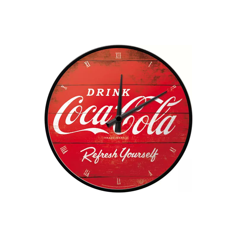 Zegar ścienny Coca-Cola Logo Red