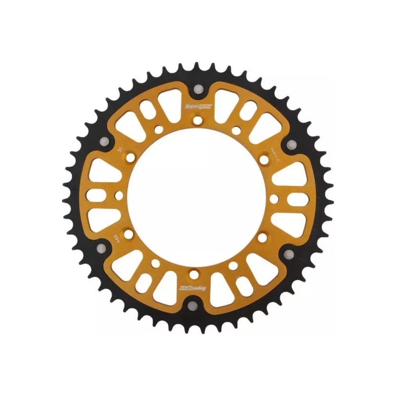 Zębatka tył duraluminiowa Supersprox Stealth RST-460:51 51z rozmiar 520 złoty (JTR460.51)