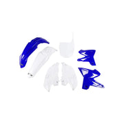 Komplet plastików UFO Yamaha YZ 125 250 02-14 OEM niebieski biały Restyling biały