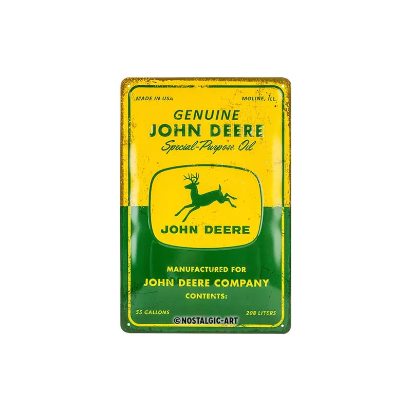 Plakat blaszany 20x30cm John Deere