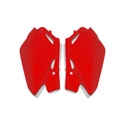 Komplet plastikowych osłon bocznych tylnych UFO Honda CR 85 03-07 czerwone