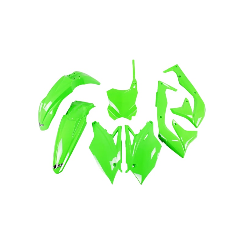 Komplet plastików UFO Kawasaki KXF 450 18 zielony Fluo