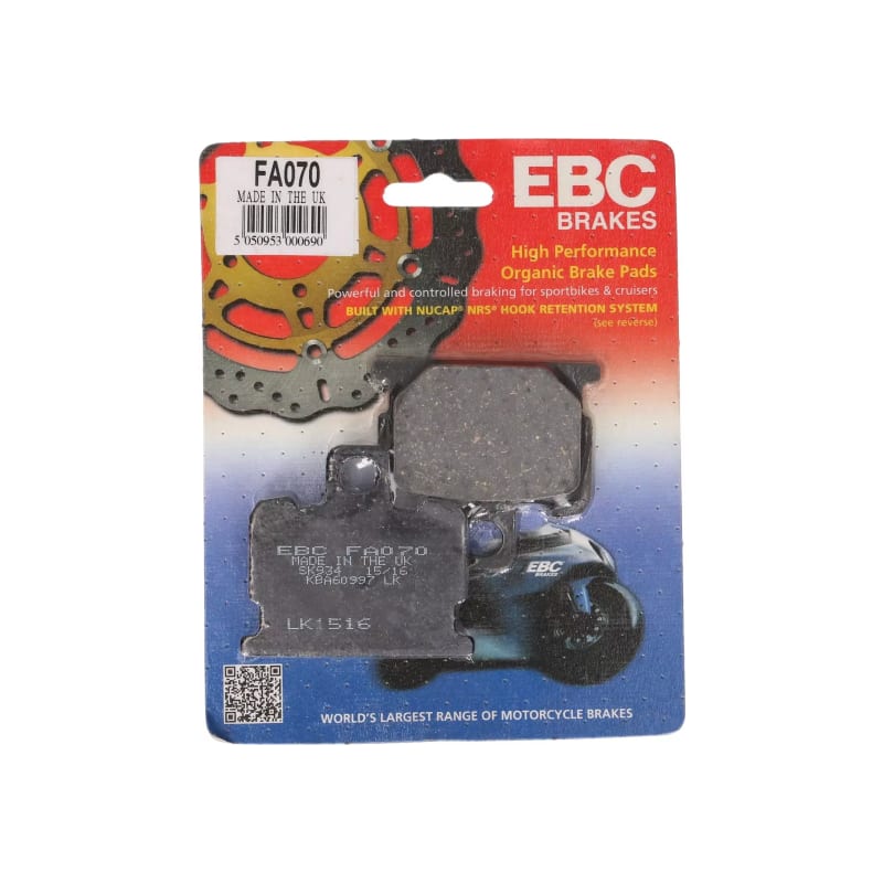 Klocki hamulcowe EBC FA 070 (2 szt.)