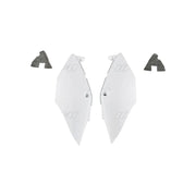 Komplet plastikowych osłon bocznych tylnych UFO Honda CRF 250R 18 CRF 450R RX 17-18 białe