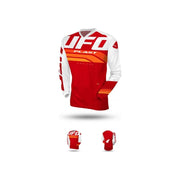 Bluza cross enduro UFO Horizon czerwony biały XXL