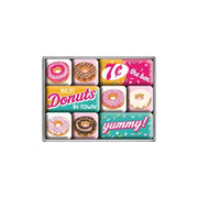 Magnesy na lodówkę zestaw 9szt. Donuts