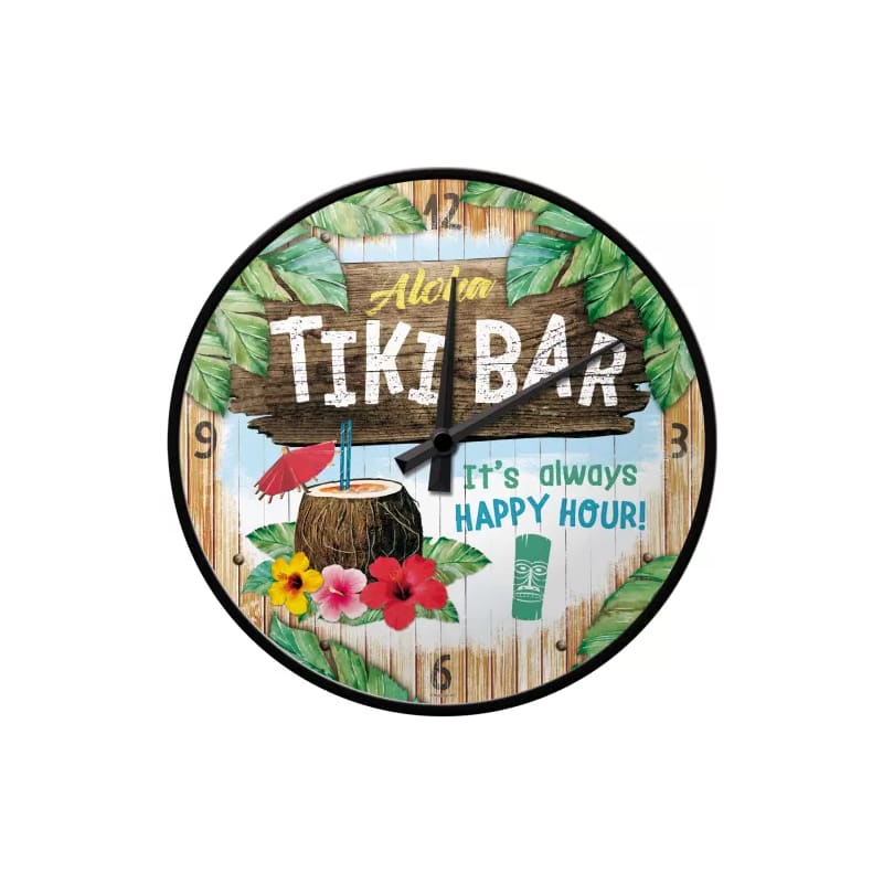 Zegar ścienny Tiki Bar
