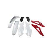 Komplet plastików UFO Husqvarna CR 250 2T 09-13 biały czerwony czarny