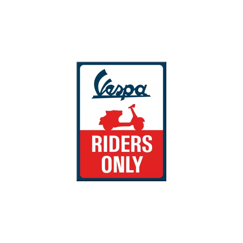 Magnes na lodówkę 6x8cm Vespa Riders Only